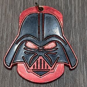 Star Wars Darth Vader Red & Black Metal Pendant